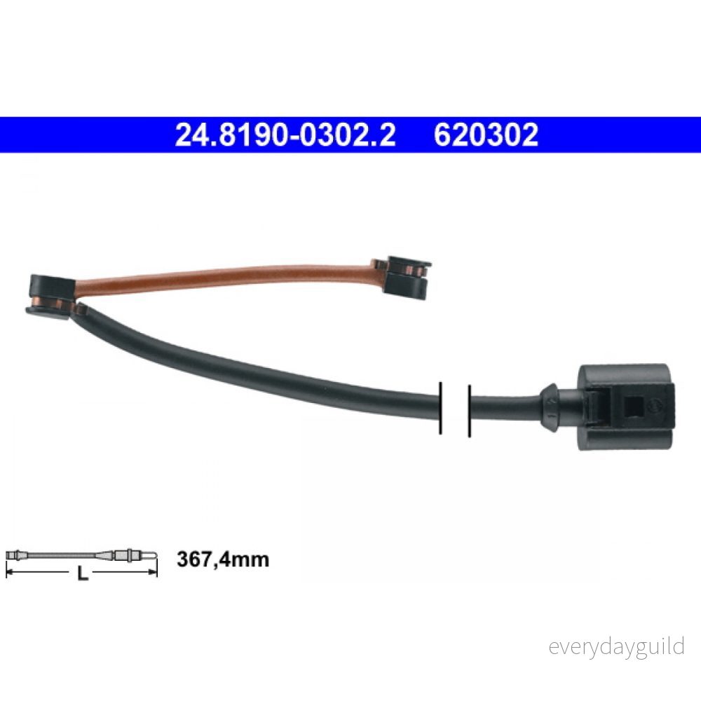 ATE 24.8190 0302.2 Usure Des Plaquettes De Frein SEAT: Leon III 3/5 portes, SC, ST, AUDI: A3 Sportback, TT Coupe, Roadster 4006633370233
