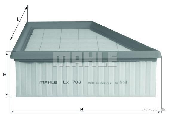 Luftfilter KNECHT LX 708 4009026105436