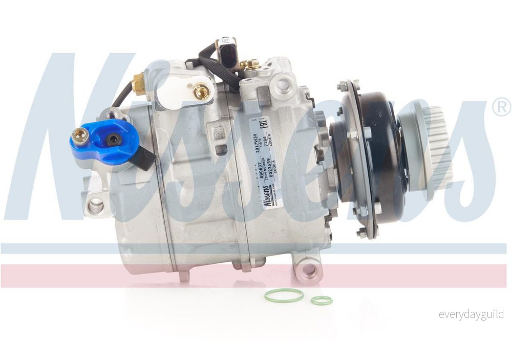 Kompressor, klimatanläggning Nissens 890637 5707286463592