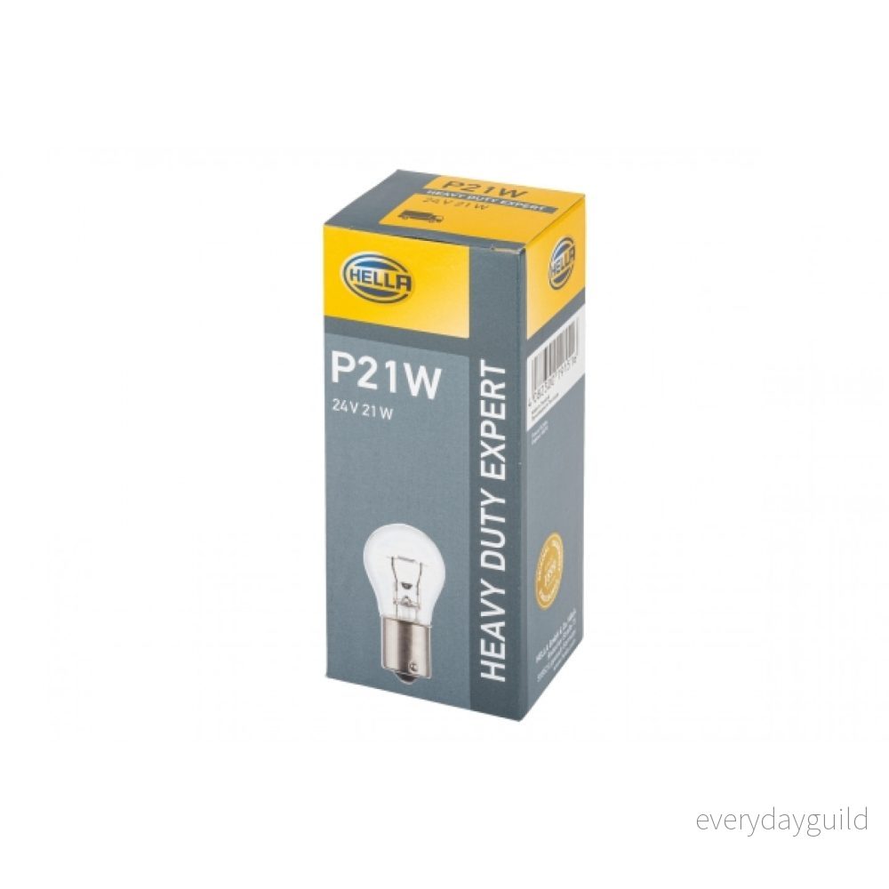 HELLA 8GA 002 073 251 Ampoule, feu clignotant 24 21 P21W Halogène avant et arrière MERCEDES BENZ: ACTROS MP4, AROCS, AXOR, SCANIA: P,G,R,T series 4082300191516