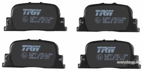 TRW GDB3278 Bromsbeläggssats - Bak 3322937287871