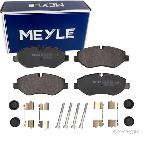 MEYLE 025 292 2920 Jeu de plaquettes frein ORIGINAL Quality Essieu avant préparé pour indicateur d'usure avec tôle anti bruit IVECO: Daily 6 4040074636374