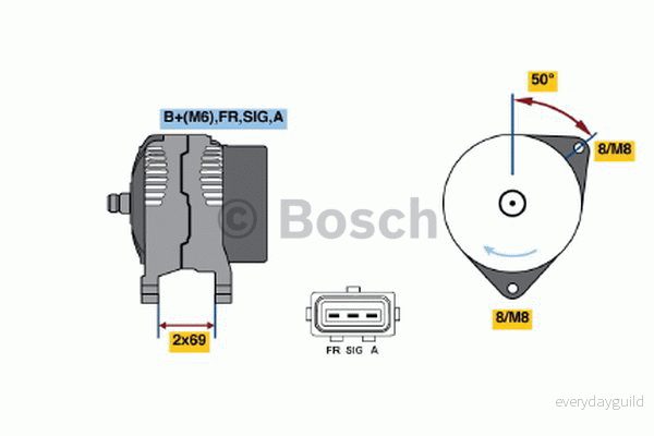 Generator Bosch 0 986 049 181