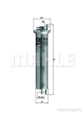 Bränslefilter KNECHT KL 96 4009026071878