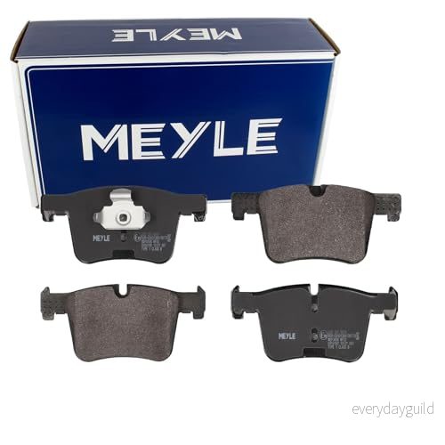 MEYLE 025 251 9919 Jeu de plaquettes frein ORIGINAL Quality Essieu avant préparé pour indicateur d'usure avec tôle anti bruit BMW: 3 Touring, X3 4040074112625