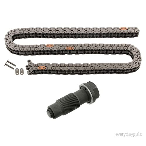 FEBI BILSTEIN 44504 Jeu de distribution à chaînes duplex, avec faux maillon MERCEDES BENZ: Classe E Berline, C Coupe, CLK Coupe 4027816445043