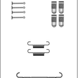 Tillbehörssats, bromsbackar, parkeringsbroms QUICK BRAKE 105 0078 5706021193534 Tillbehörssats, bromsbackar, parkeringsbroms QUICK BRAKE 105 0078 5706021193534