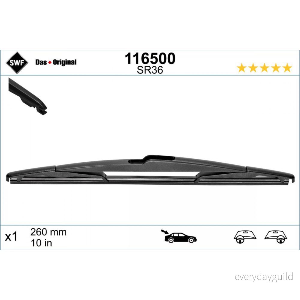 Torkarblad, Bak, dacia,renault,smart 3276421165001