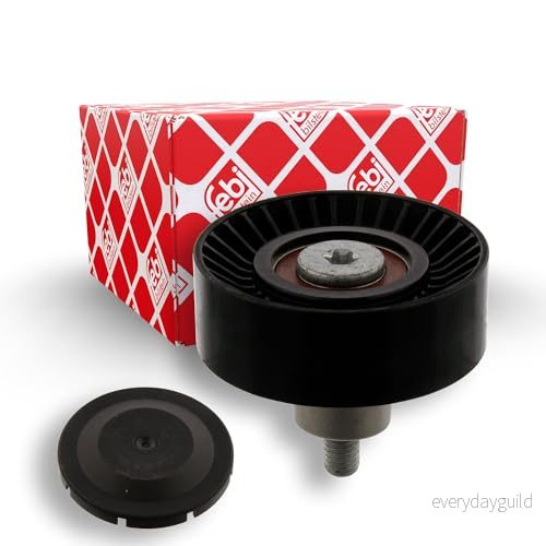 FEBI BILSTEIN 36057 Galet Enrouleur avec cache AUDI: A4 B8 Avant, A6 C7 Berline, Q5, PORSCHE: Cayenne 4027816360575