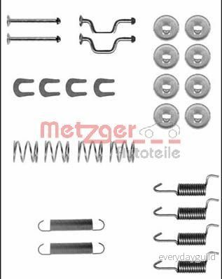 Tillbehörssats, bromsbackar, parkeringsbroms QUICK BRAKE 105 0810 5706021072273