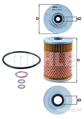Oljefilter KNECHT OX 32D 4009026033760